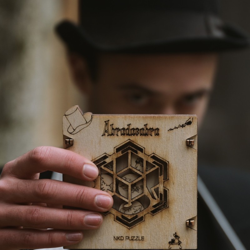 MiniPunk Kit - Mini Wooden DIY Puzzle Box, Wooden Puzzle Boxes