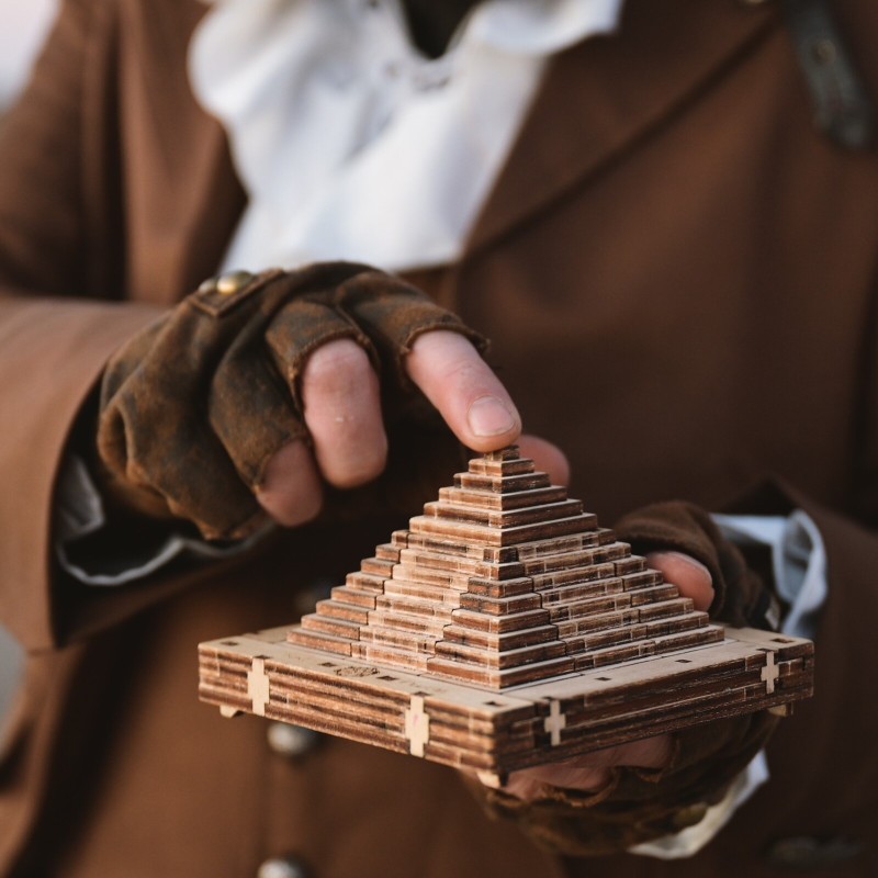 Pack of wooden construction games Nkd Puzzle