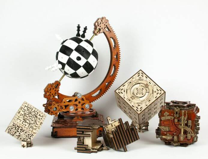 Silver City Kit - Wooden DIY Puzzle Box